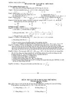 BO DE LUYEN THI VAO LOP 1O