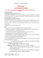 Đề cương tư tường Hồ Chí Minh pptx