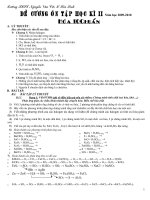 Đề cương hóa 10CB HKII-09/10