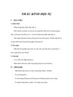 Giáo án vật lý lớp 6 - THẤU KÍNH HỘI TỤ ppsx