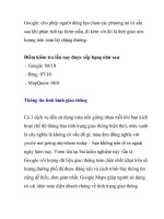 Bạn sẽ chọn dịch vụ bản đồ trực tuyến nào- P2 ppt