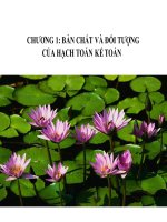 Bản chất và đối tượng của hạch toán kế toán