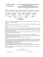 HSG sinh 10 chuyên Vĩnh Phúc 2007