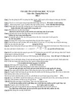 tài liệu ôn luyện đại học tự luận đề 3