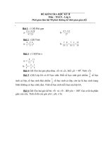 Đề kiểm tra HKII toán lớp 6