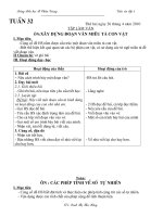 giao an lop 4- tuan 32 - buoi 2