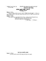 De + dap an thi chon HSG cap truong