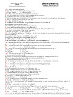 518 Câu Trắc nghiệm Hữu cơ Tổng hợp