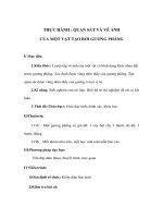 Giáo án Vật lý lớp 9 - THỰC HÀNH : QUAN SÁT VÀ VẼ ẢNH CỦA MỘT VẬT TẠO BỞI GƯƠNG PHẲNG pps