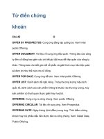 Từ điển chứng khoán Chủ đề O pdf