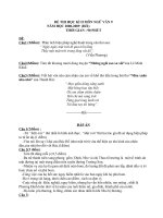 Đề & HDC - HK II - Ngữ Văn 9