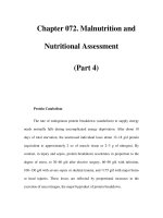 Chapter 072. Malnutrition and Nutritional Assessment (Part 4) pdf