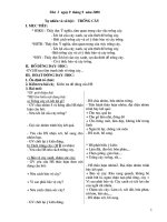 giáo án tự nhiên và xã hội 3 cả năm