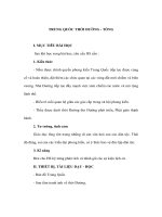 TRUNG QUỐC THỜI ĐƯỜNG - TỐNG - Lịch sử lớp 10 pdf