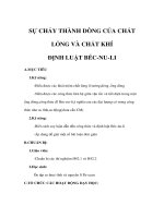 SỰ CHẢY THÀNH DÒNG CỦA CHẤT LỎNG VÀ CHẤT KHÍ ĐỊNH LUẬT BÉC-NU-LI pot