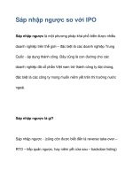 Sáp nhập ngược so với IPO pptx