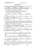 Bài tập xác định công thức kim loại