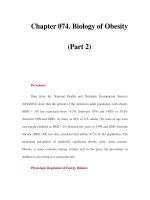 Chapter 074. Biology of Obesity (Part 2) pdf