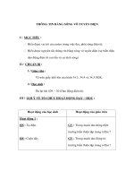 Giáo án Vật lý 12 - THÔNG TIN BẰNG SÓNG VÔ TUYẾN ĐIỆN ppsx