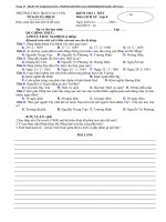 Đề KT 1 tiết sử 8 kì 2