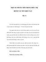 MỘT SỐ THUỐC MỚI TRONG ĐIỀU TRỊ BỆNH VẢY NẾN HIỆN NAY (Kỳ 1) potx