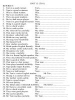 UNIT 13 (ANH VAN LOP 7)