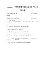 Thiết kế kỹ thuật công trình đà bán ụ trọng tải 5.000 tấn, chương 14 pdf