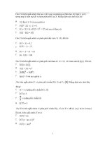 Trắc ngiệm xác suất (Có đáp án) ppsx