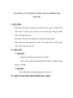 Bài giảng lý 12 - CÂN BẰNG CỦA VẬT RẮN CÓ TRỤC QUAY CỐ ĐỊNH - MẶT CHÂN ĐẾ pdf