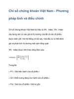 Chỉ số chứng khoán Việt Nam pot