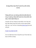 Sử dụng iPhone hoặc iPod Touch để scan file tài liệu văn bản- P1 ppsx