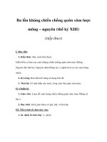 Lịch sử lớp 7 - Ba lần kháng chiến chống quân xâm lược mông – nguyên (thế kỷ XIII) (tiếp theo) pptx