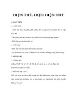 ĐIỆN THẾ. HIỆU ĐIỆN THẾ pot