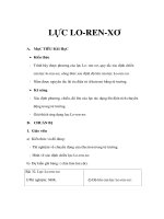 Bài giảng Vật lý 11 NC - LỰC LO-REN-XƠ docx