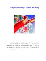 Rối loạn tiêu hóa ở bệnh nhân đái tháo đường docx