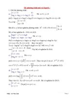 Hệ Phương trình mũ - Lôgarit pot