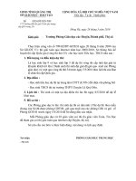 TB về lịch thi giải Toán qua mạng cấp Quốc gia