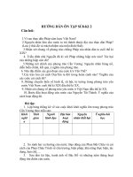 Đề cương ôn tâp sử 8