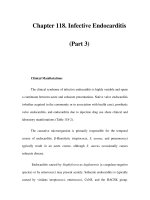 Chapter 118. Infective Endocarditis (Part 3) pps