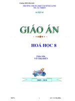 GIAO AN HOA HOC 8 CA NAM
