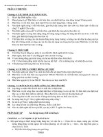 đề cương ôn tập học kì I