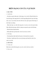 Vật lý lớp 10 căn bản - BIẾN DẠNG CƠ CỦA VẬT RẮN docx