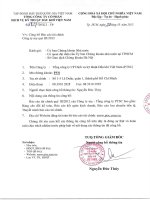 báo cáo tài chính công ty mẹ tổng công ty ptsc quý iii 2012 tổng công ty cổ phần dịch vụ kỹ thuật dầu khí việt nam
