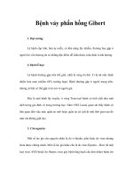 Bệnh vảy phấn hồng Gibert pot