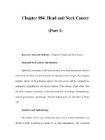 Chapter 084. Head and Neck Cancer (Part 1) pps
