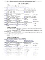 Tài liệu hướng dẫn và đề cương ôn tập Hoá 8 kì 2