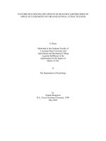 Tài liệu tiếng anh tham khảo FACTORS INFLUENCING THE EFFECTS OF REALISTIC JOB PREVIEWS ON APPLICANT JUDGMENTS OF ORGANIZATIONAL ATTRACTIVENESS bourgeois thesis