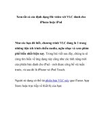 Xem tất cả các định dạng file video với VLC dành cho iPhone hoặc iPod pps