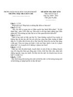 Đề thi - Đáp án Đã duyệt HKII 09-10