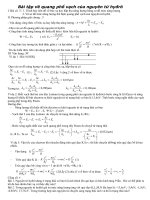 bài tập về nguyên tử hỷđô